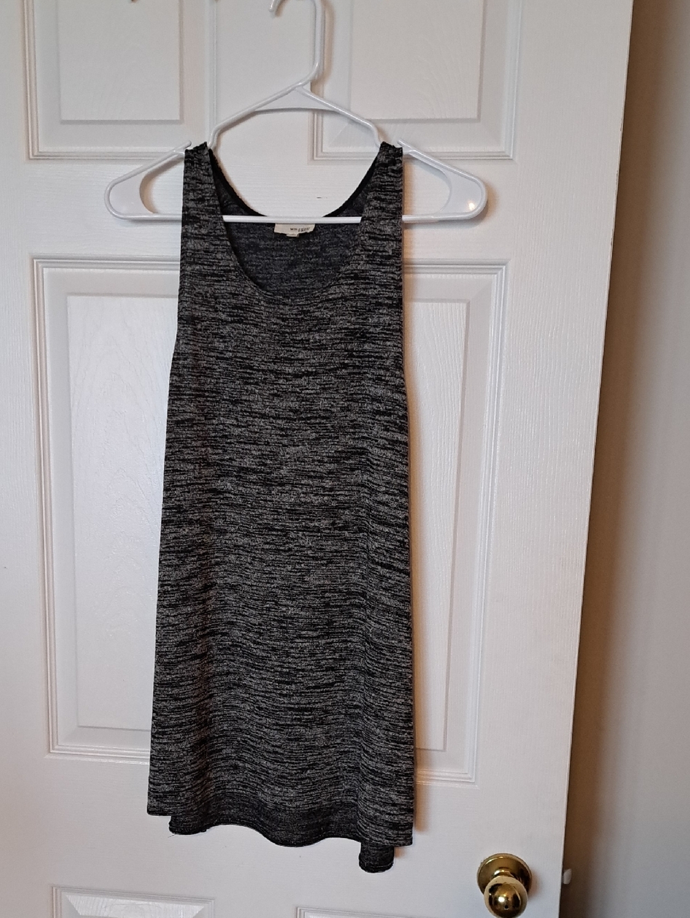 Wilfred Free Charcoal Marled Tank Dress